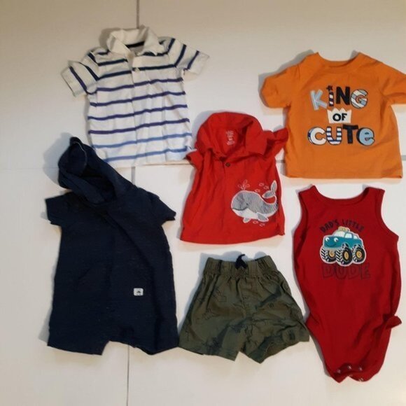Baby Boys Lot Size 6-18 Months 6 pcs  Bundle - Picture 2 of 6